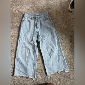 Abercrombie and Fitch - curve love The crop Wide Leg / high rise/ 28 short